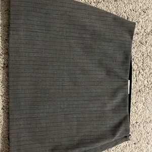 Aritzia Gray Pinstripe Mini Skirt